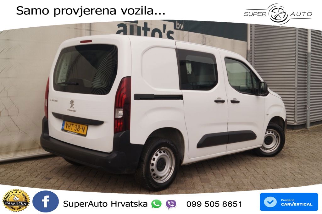 Peugeot Partner 1.5 BlueHDI Premium -AIRCO-PDC-CARPLAY- 76 KS