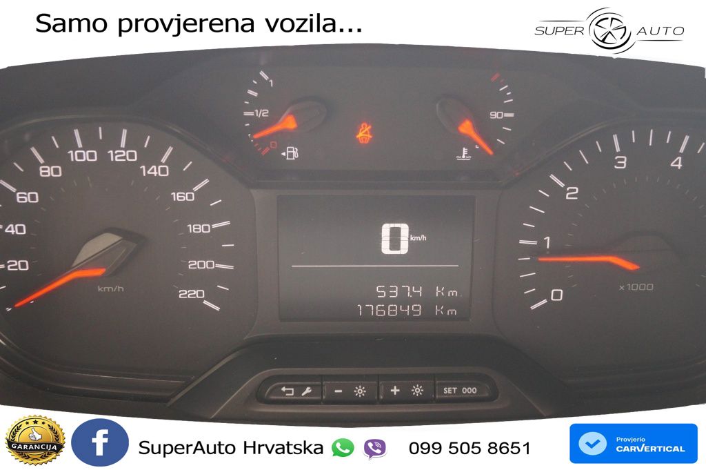 Peugeot Partner 1.5 BlueHDI Premium -AIRCO-PDC-CARPLAY- 76 KS