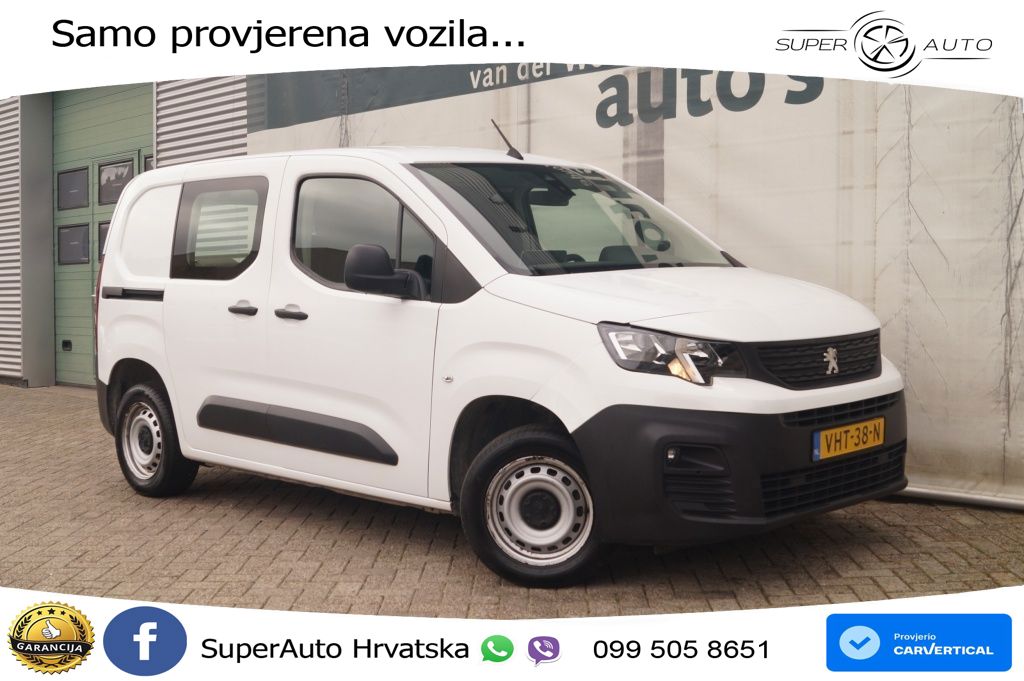 Peugeot Partner 1.5 BlueHDI Premium -AIRCO-PDC-CARPLAY- 76 KS