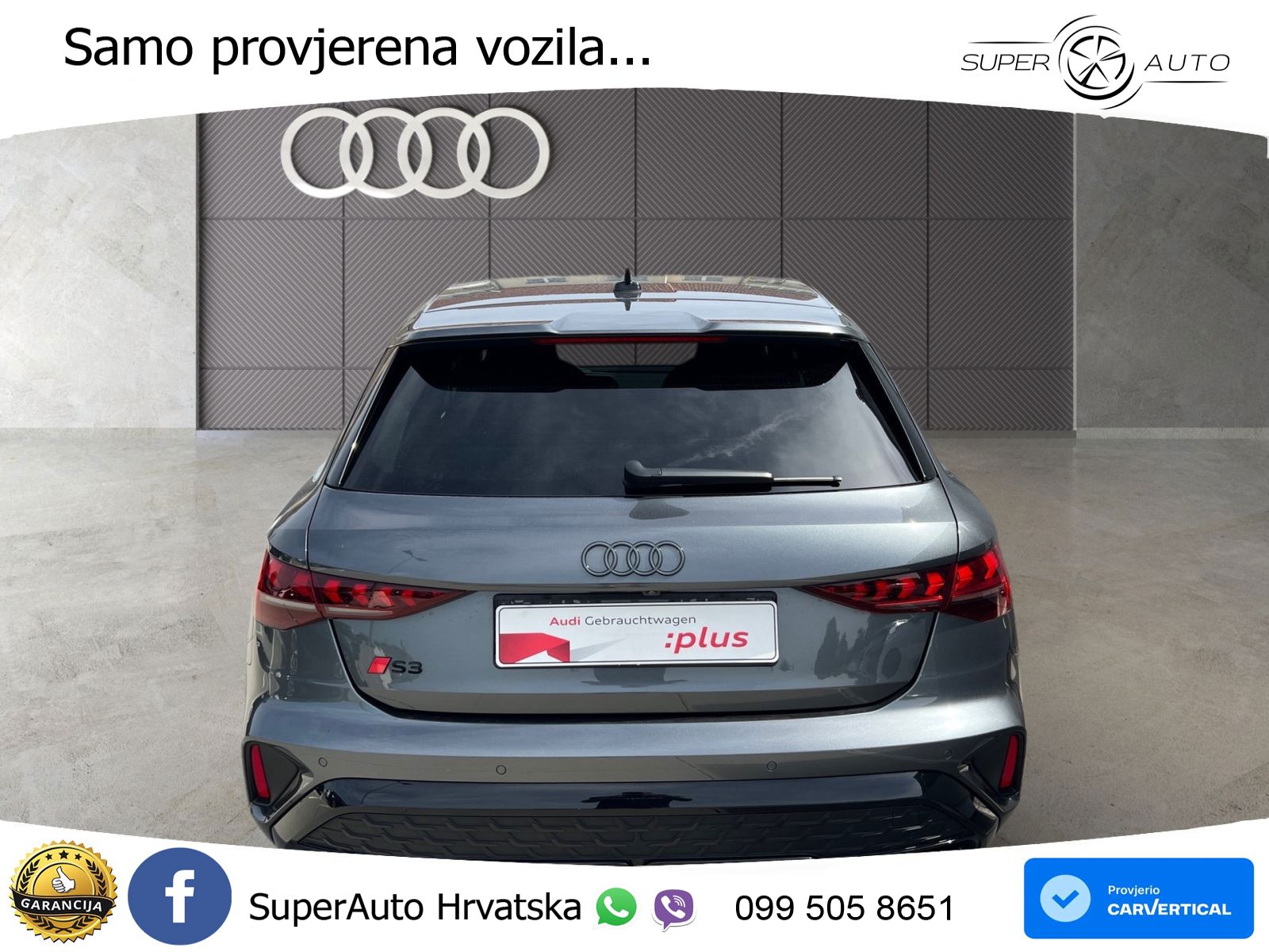 Audi S3 2.0 TFSI (333 KS) quattro S tronic MATRIX+GR SJED+KAM