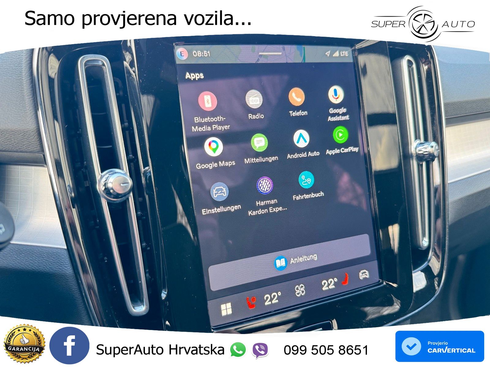 Volvo XC40 2.0 B3 163 KS Automatic ACC+GR SJED+360+PANO