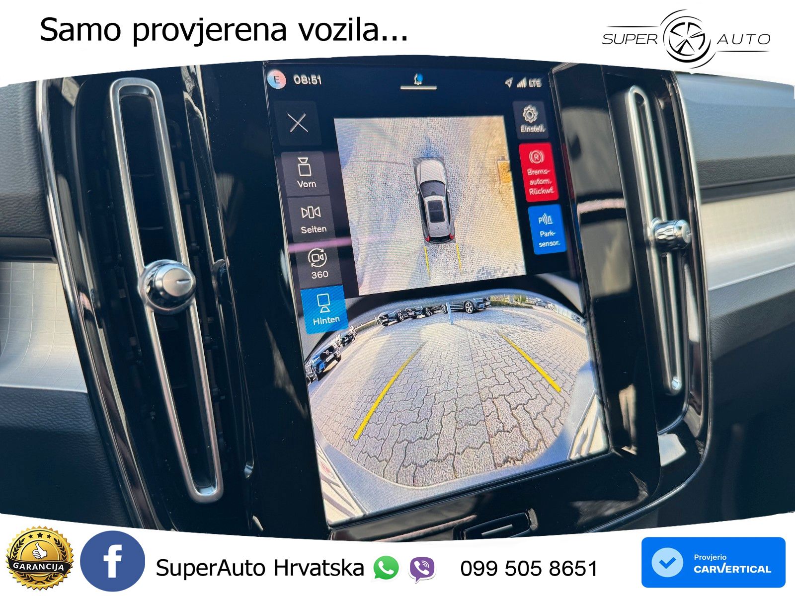Volvo XC40 2.0 B3 163 KS Automatic ACC+GR SJED+360+PANO