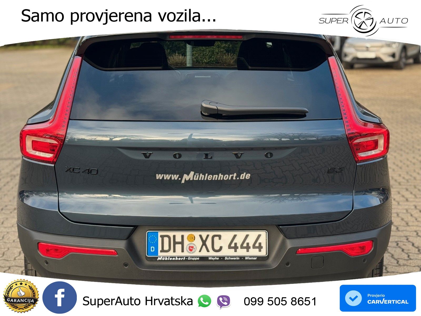 Volvo XC40 2.0 B3 163 KS Automatic ACC+GR SJED+360+PANO