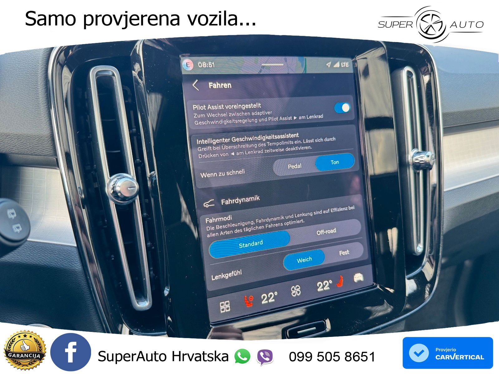 Volvo XC40 2.0 B3 163 KS Automatic ACC+GR SJED+360+PANO