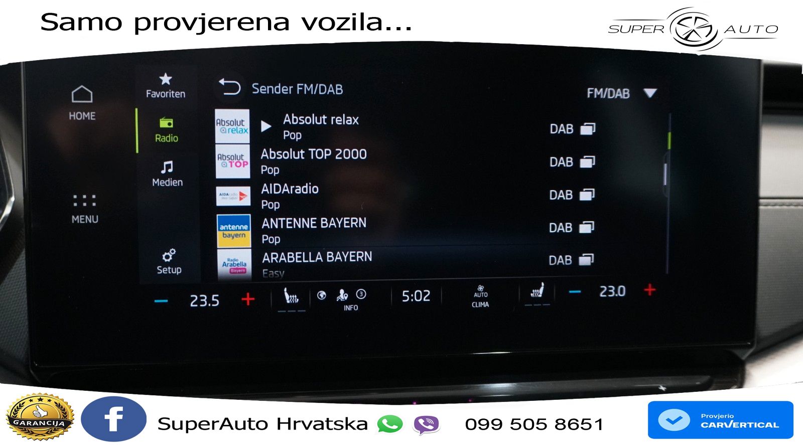 Škoda Octavia Combi 2.0 TDI (150 KS) DSG LED+GR SJED+ACC