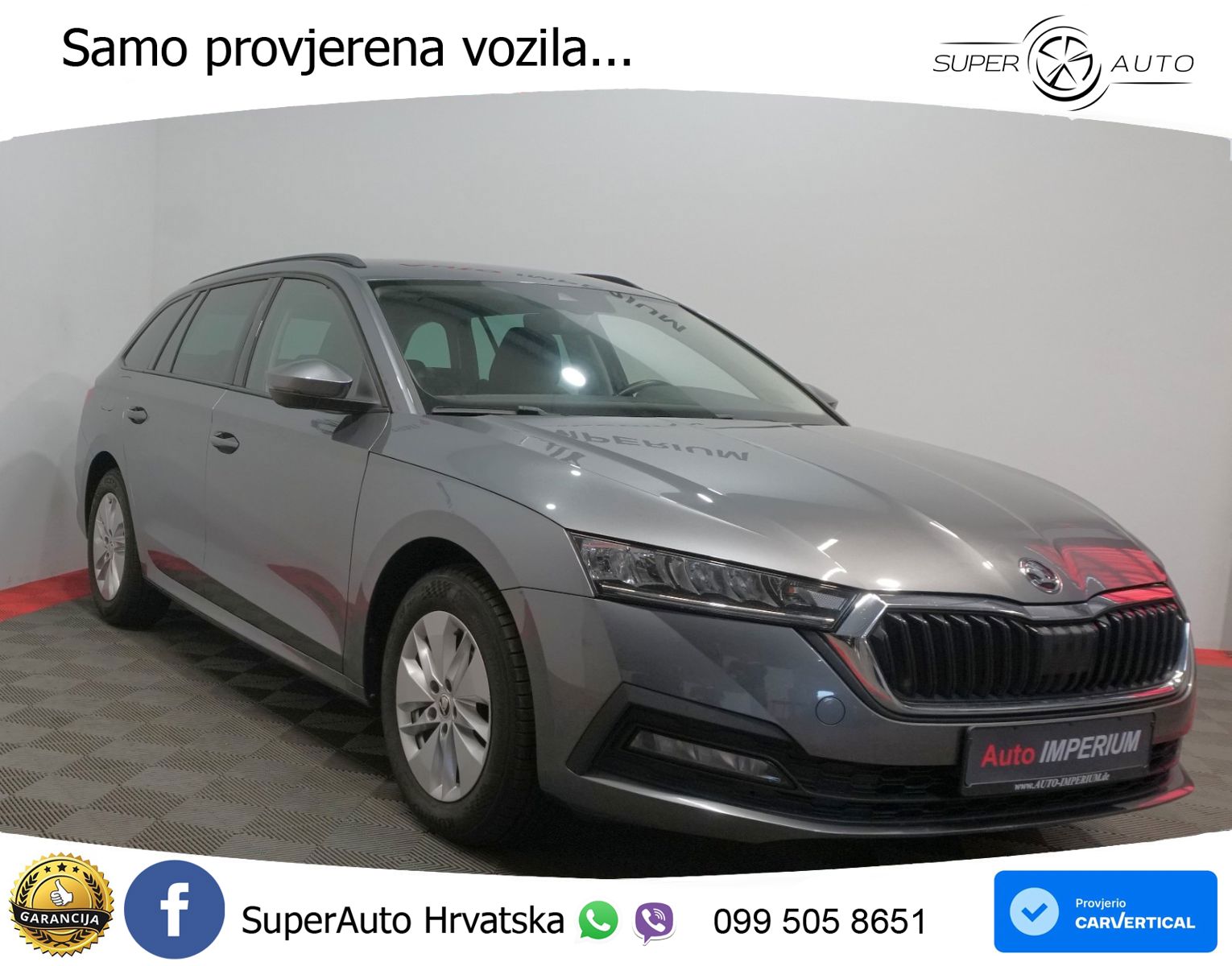 Škoda Octavia Combi 2.0 TDI (150 KS) DSG LED+GR SJED+ACC
