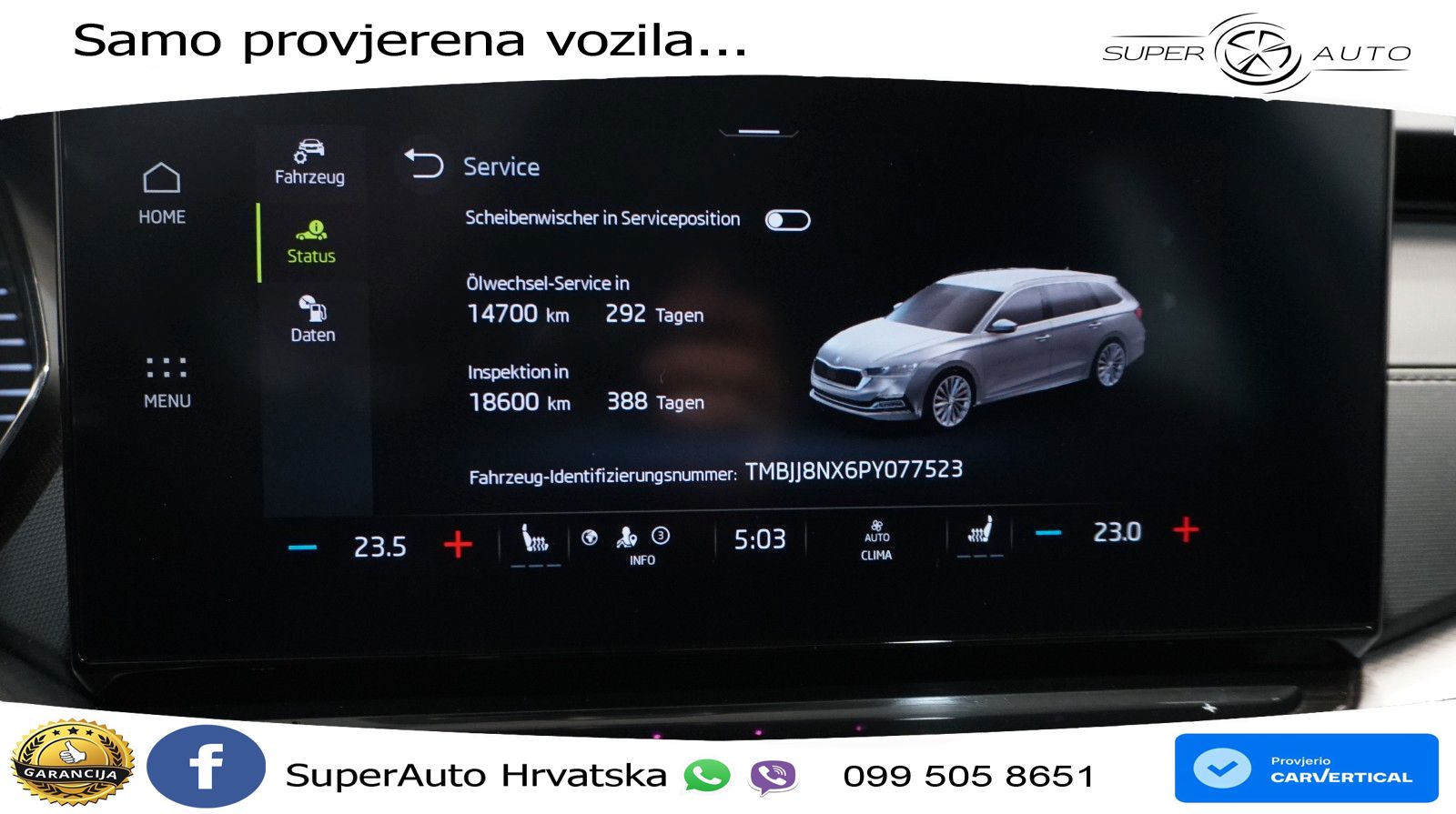 Škoda Octavia Combi 2.0 TDI (150 KS) DSG LED+GR SJED+ACC