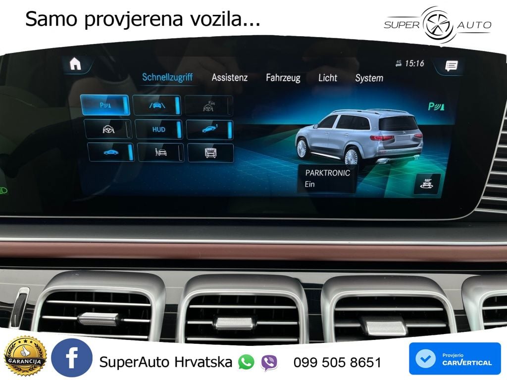Mercedes Maybach GLS 600 V8 (557 KS) EQ Boost 4MATIC 9G-TRONIC ACC+HEAD+4xGR SJED+360+PANO