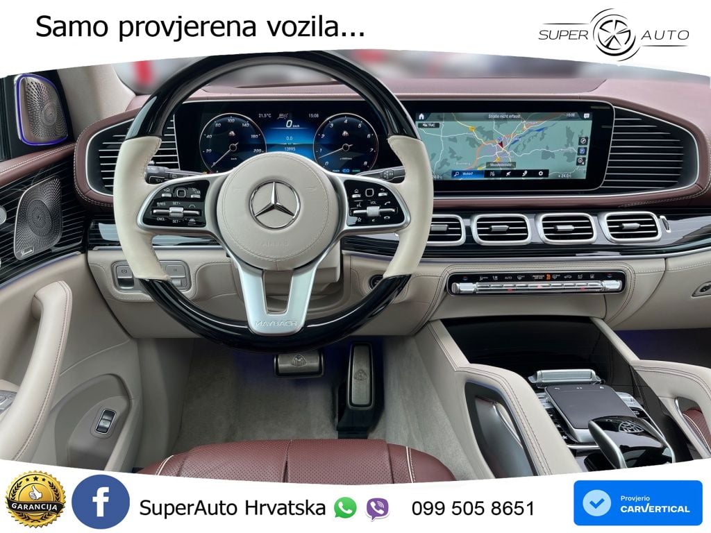 Mercedes Maybach GLS 600 V8 (557 KS) EQ Boost 4MATIC 9G-TRONIC ACC+HEAD+4xGR SJED+360+PANO