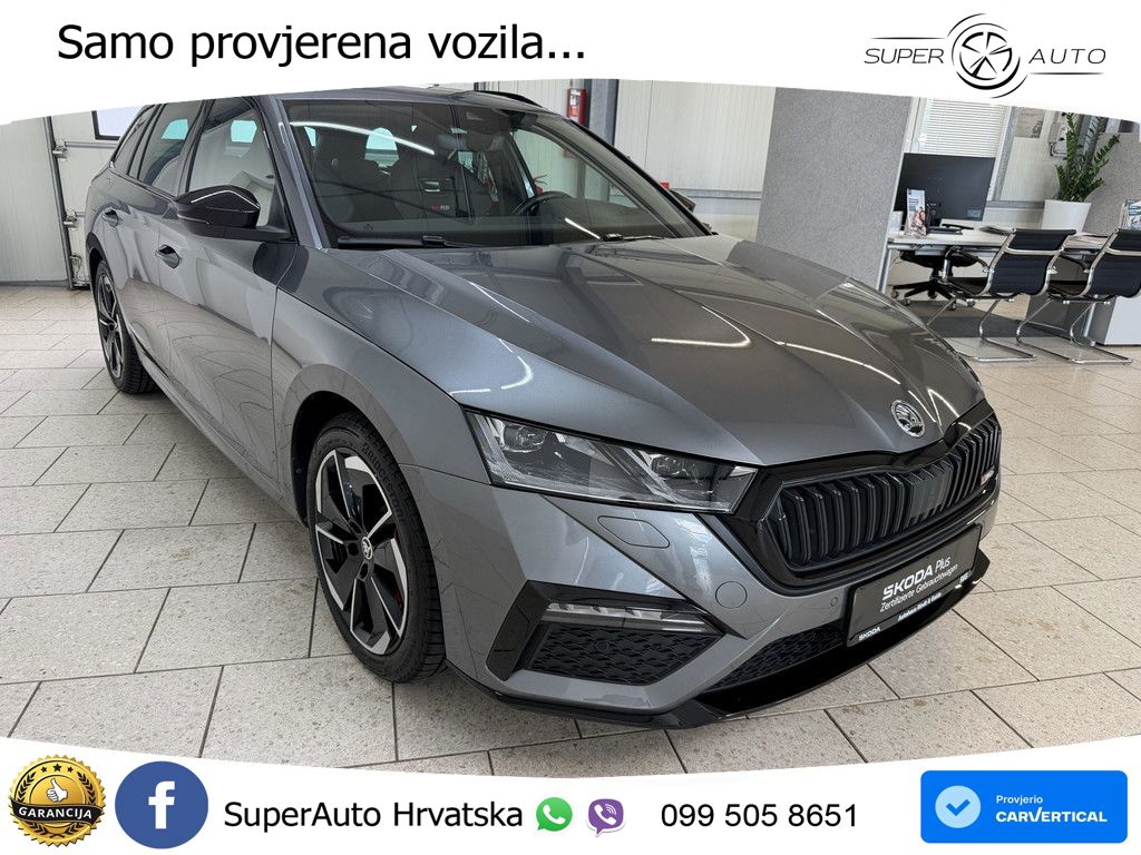Škoda Octavia Combi RS 2.0 TSI (245 KS) DSG LED+GR SJED+ACC