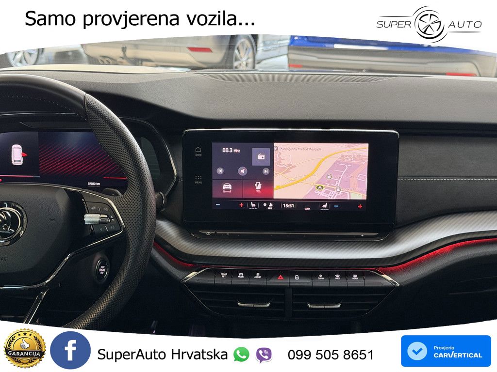 Škoda Octavia Combi RS 2.0 TSI (245 KS) DSG LED+GR SJED+ACC