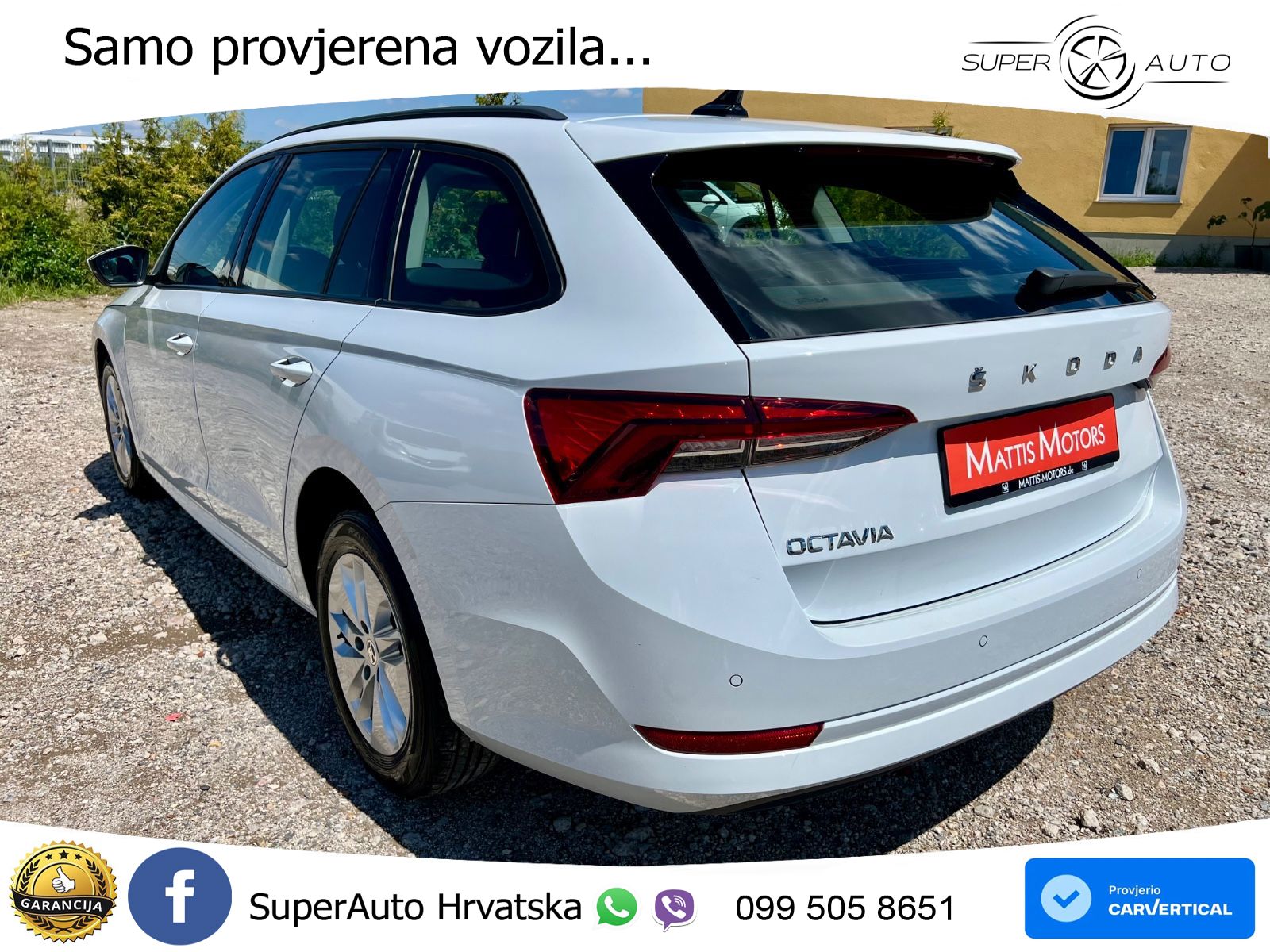 Škoda Octavia Combi 2.0 TDI (150 KS) DSG LED+GR SJED+ACC