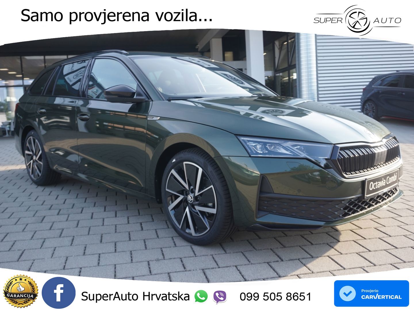Škoda Octavia Combi 1.5 TSI (150 KS) DSG SportLine MATRIX+GR SJED+KAM