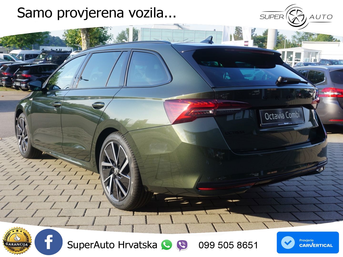 Škoda Octavia Combi 1.5 TSI (150 KS) DSG SportLine MATRIX+GR SJED+KAM