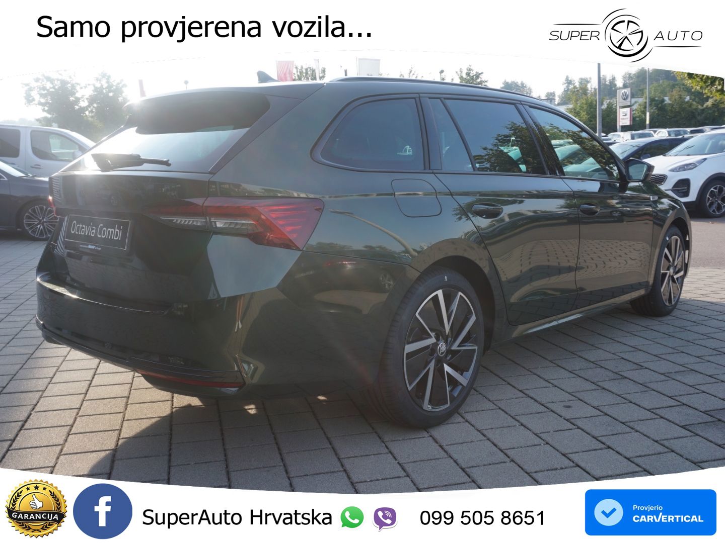 Škoda Octavia Combi 1.5 TSI (150 KS) DSG SportLine MATRIX+GR SJED+KAM