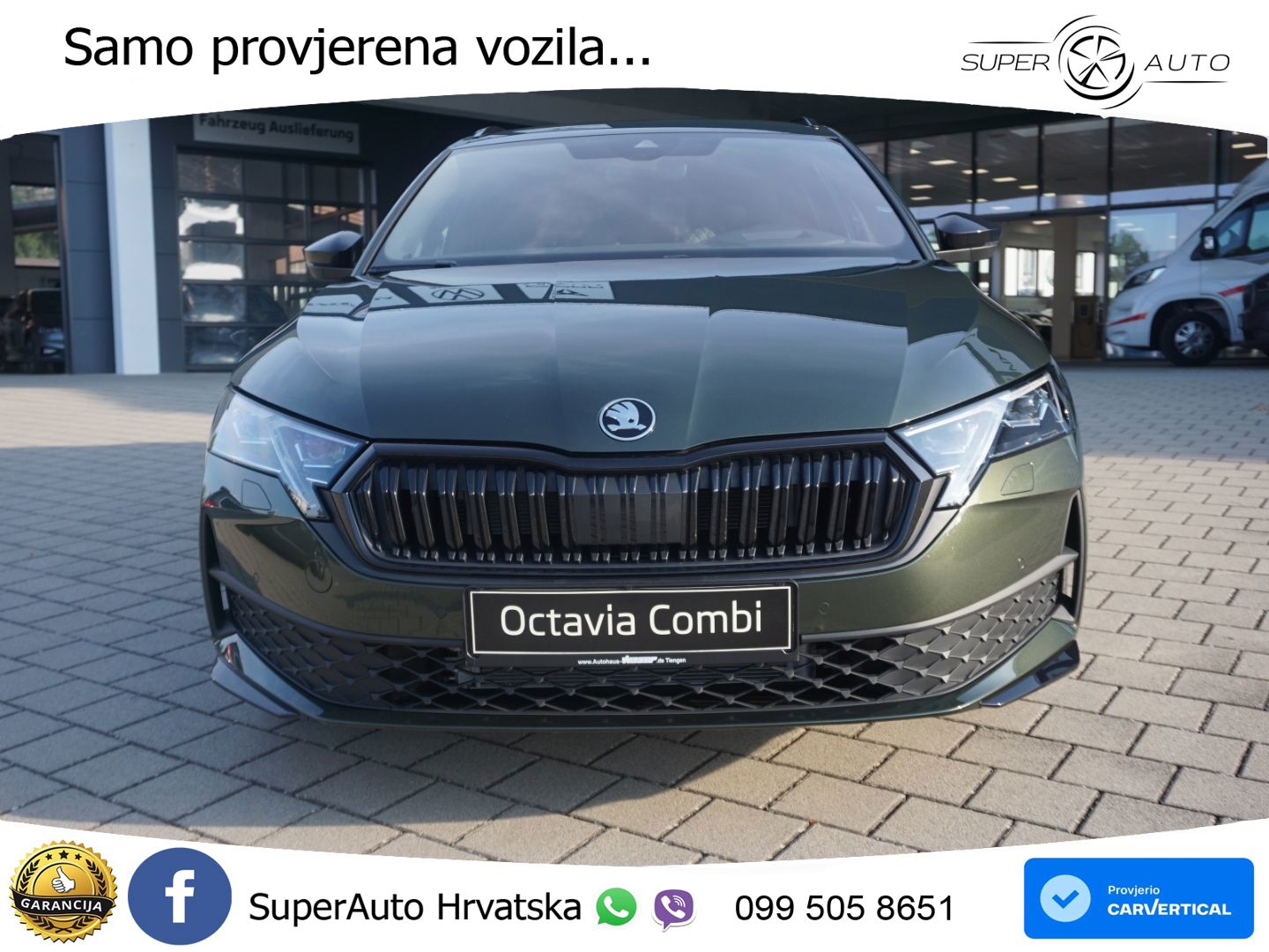 Škoda Octavia Combi 1.5 TSI (150 KS) DSG SportLine MATRIX+GR SJED+KAM