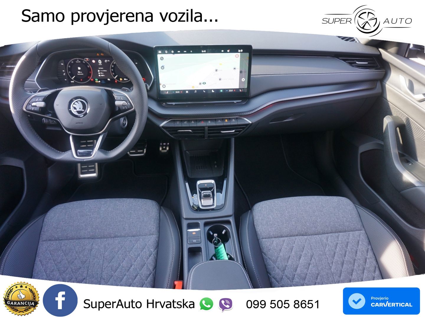 Škoda Octavia Combi 1.5 TSI (150 KS) DSG SportLine MATRIX+GR SJED+KAM