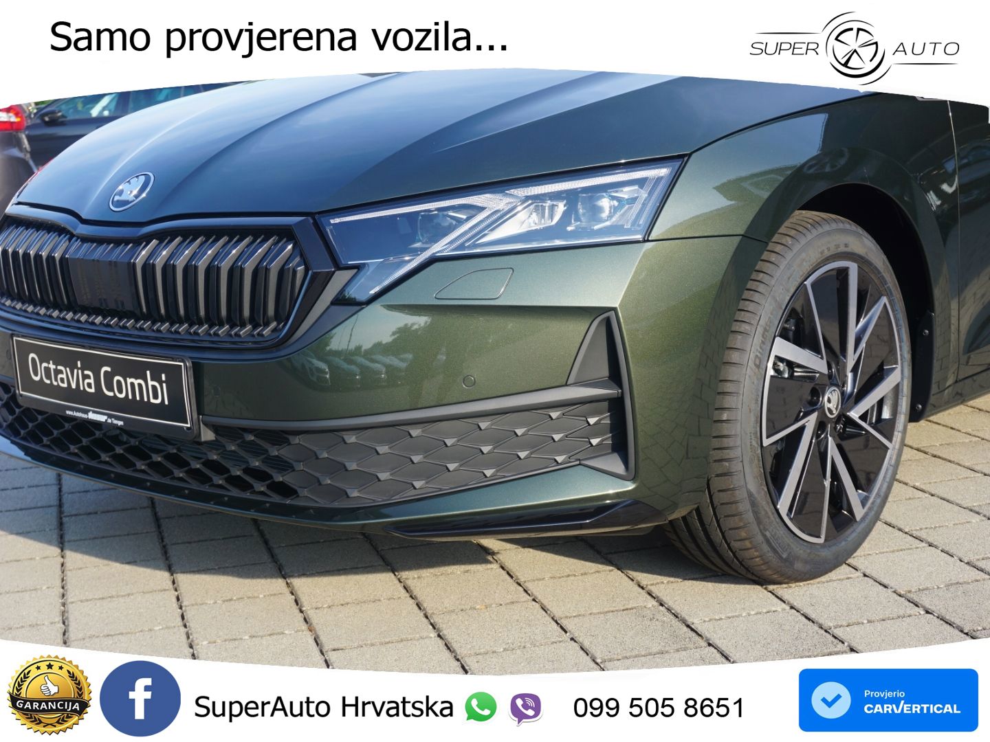 Škoda Octavia Combi 1.5 TSI (150 KS) DSG SportLine MATRIX+GR SJED+KAM