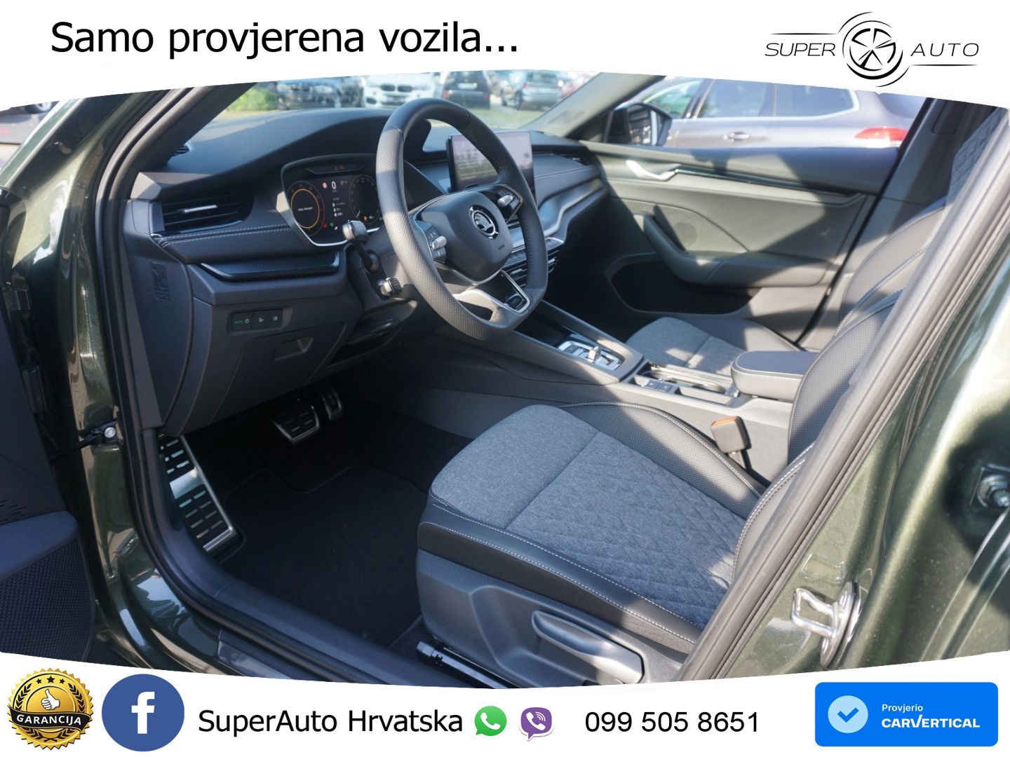 Škoda Octavia Combi 1.5 TSI (150 KS) DSG SportLine MATRIX+GR SJED+KAM