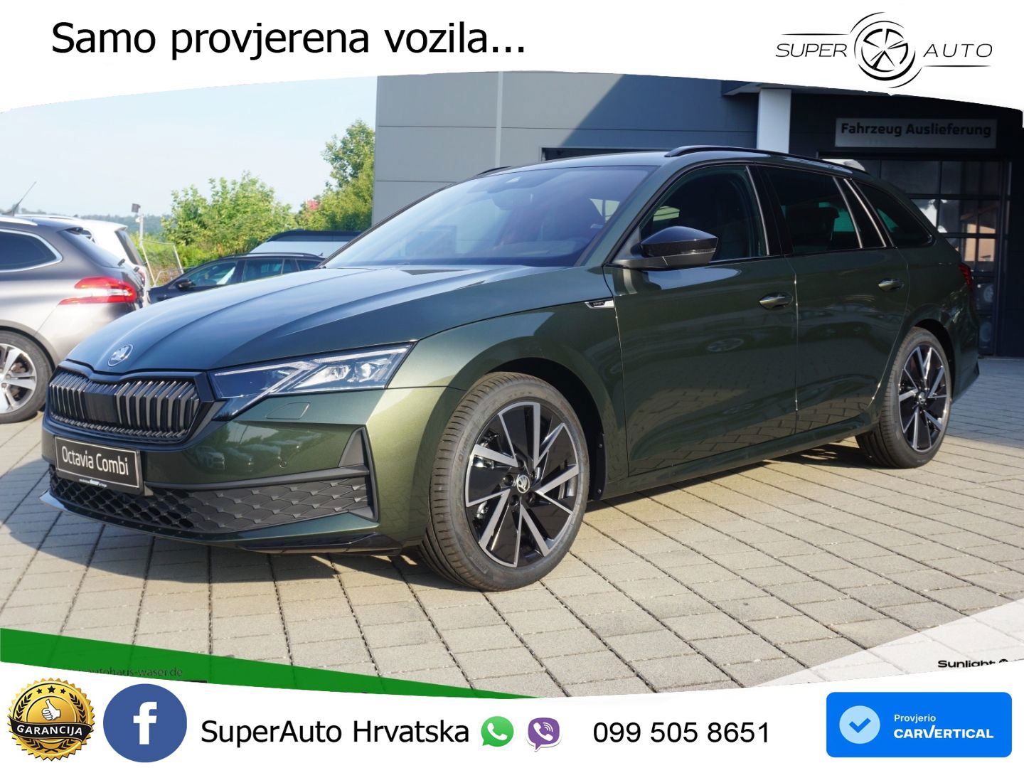 Škoda Octavia Combi 1.5 TSI (150 KS) DSG SportLine MATRIX+GR SJED+KAM