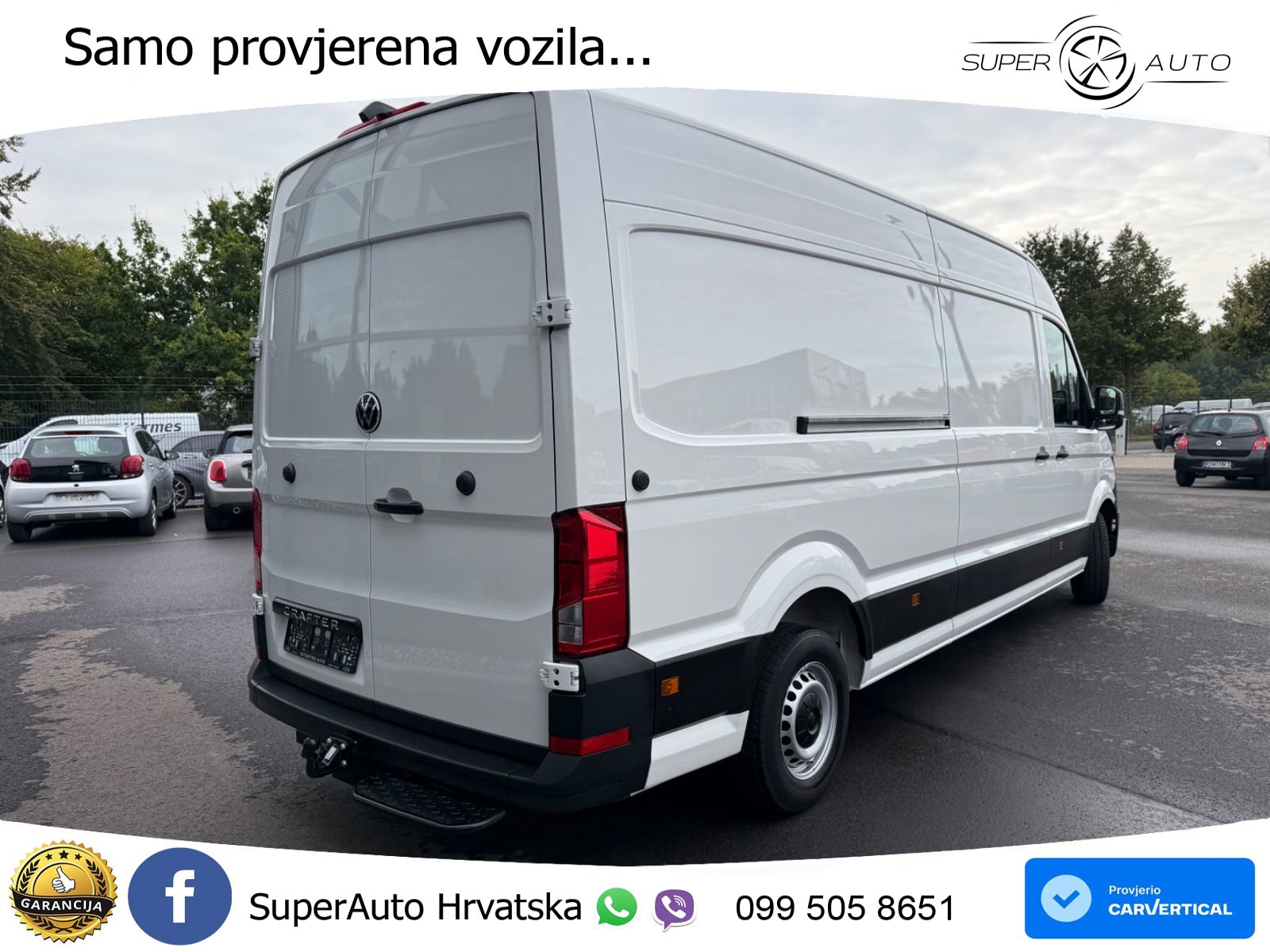 Volkswagen Crafter Kasten 35 lang Hoch*CAM*PDC*TEMP*NAV*AHK 177 KS