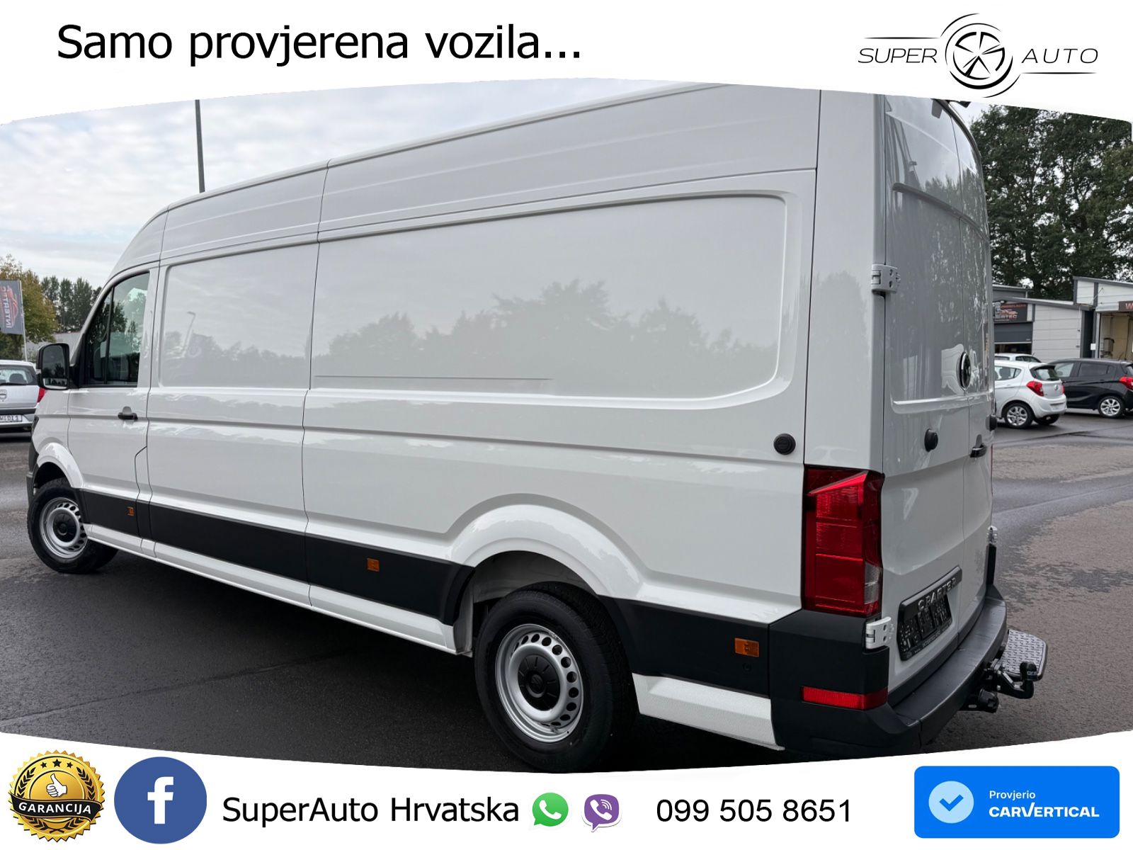 Volkswagen Crafter Kasten 35 lang Hoch*CAM*PDC*TEMP*NAV*AHK 177 KS