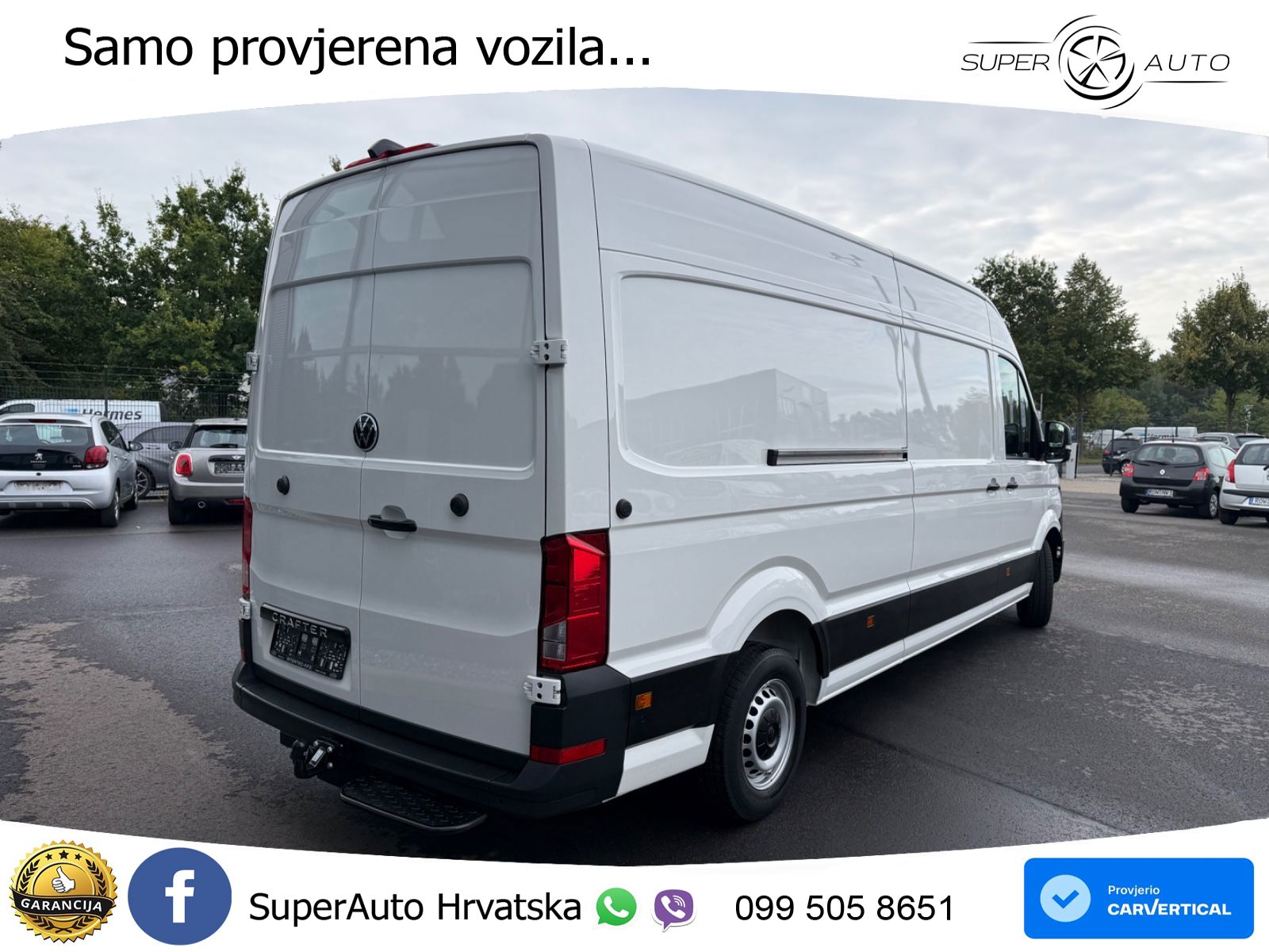 Volkswagen Crafter Kasten 35 lang Hoch*CAM*PDC*TEMP*NAV*AHK 177 KS