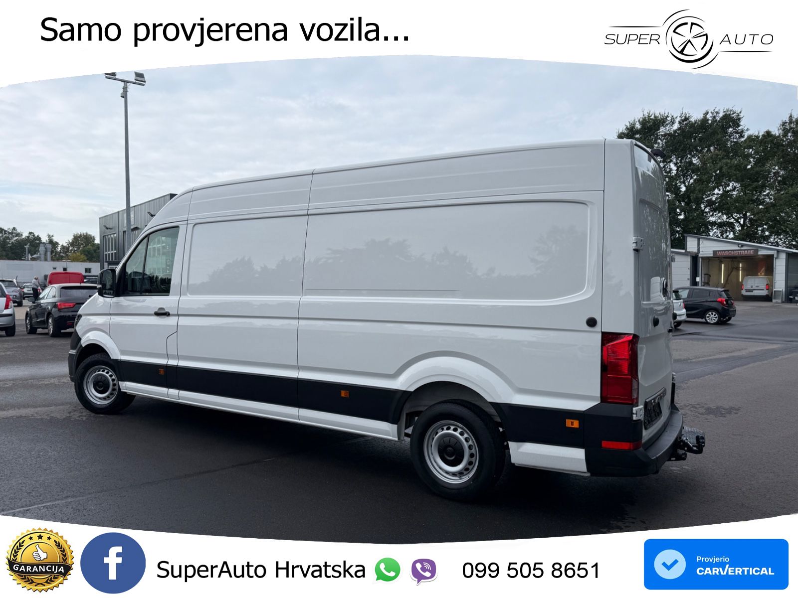 Volkswagen Crafter Kasten 35 lang Hoch*CAM*PDC*TEMP*NAV*AHK 177 KS