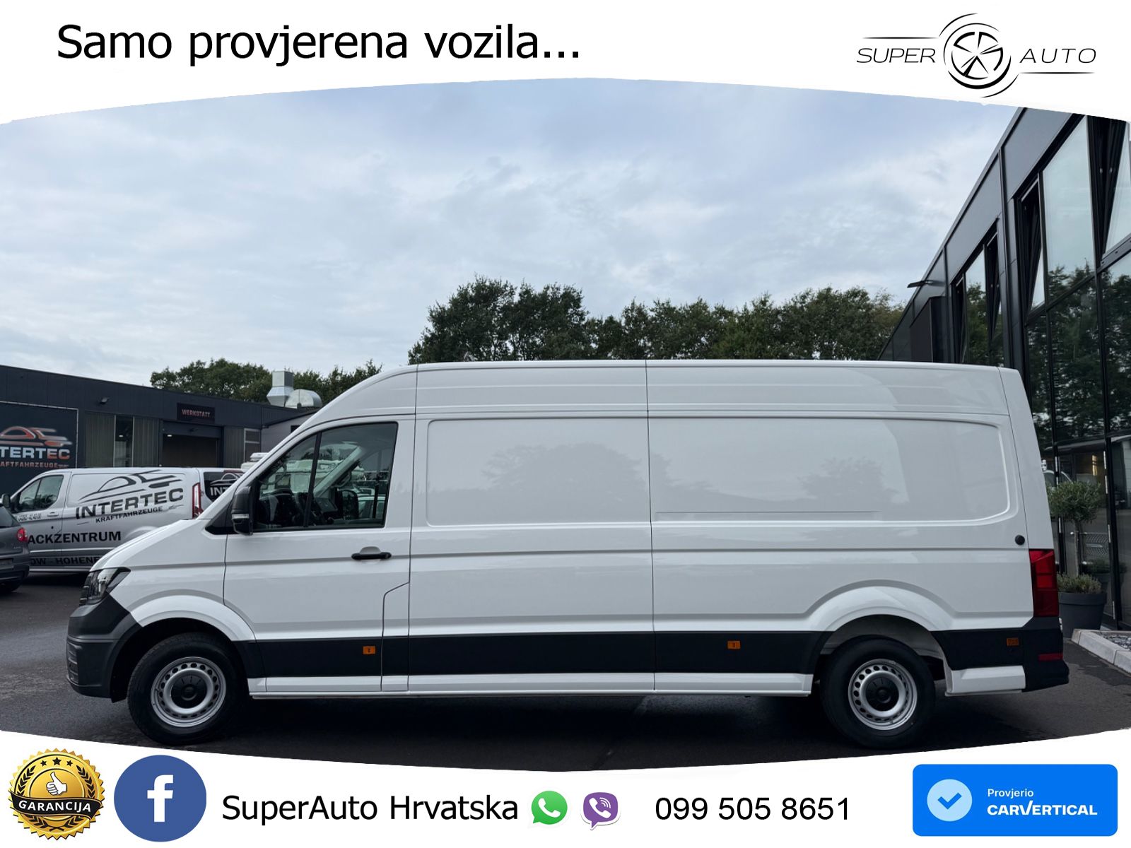 Volkswagen Crafter Kasten 35 lang Hoch*CAM*PDC*TEMP*NAV*AHK 177 KS