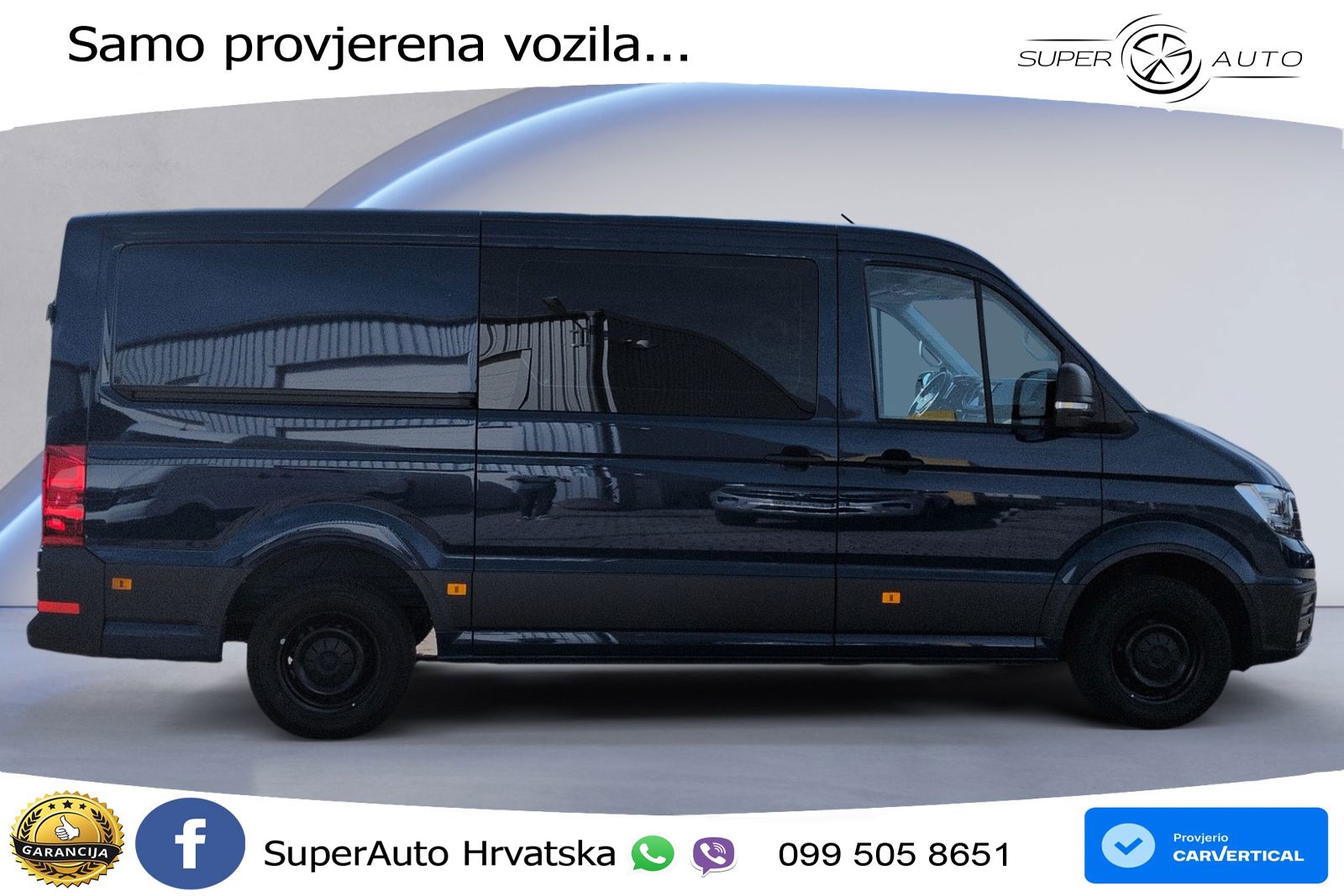 Volkswagen Crafter 35 Kasten Plus Mixto AHK+STHZ+Navi+LED+ 140 KS