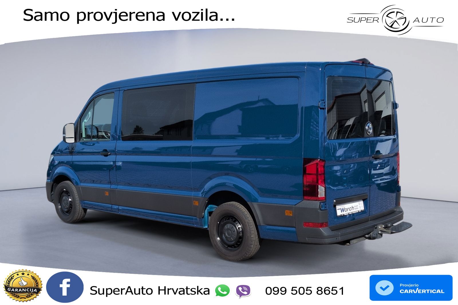 Volkswagen Crafter 35 Kasten Plus Mixto AHK+STHZ+Navi+LED+ 140 KS