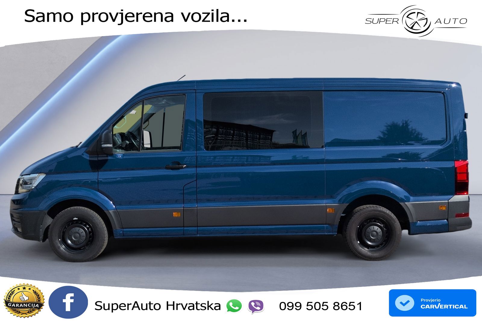Volkswagen Crafter 35 Kasten Plus Mixto AHK+STHZ+Navi+LED+ 140 KS