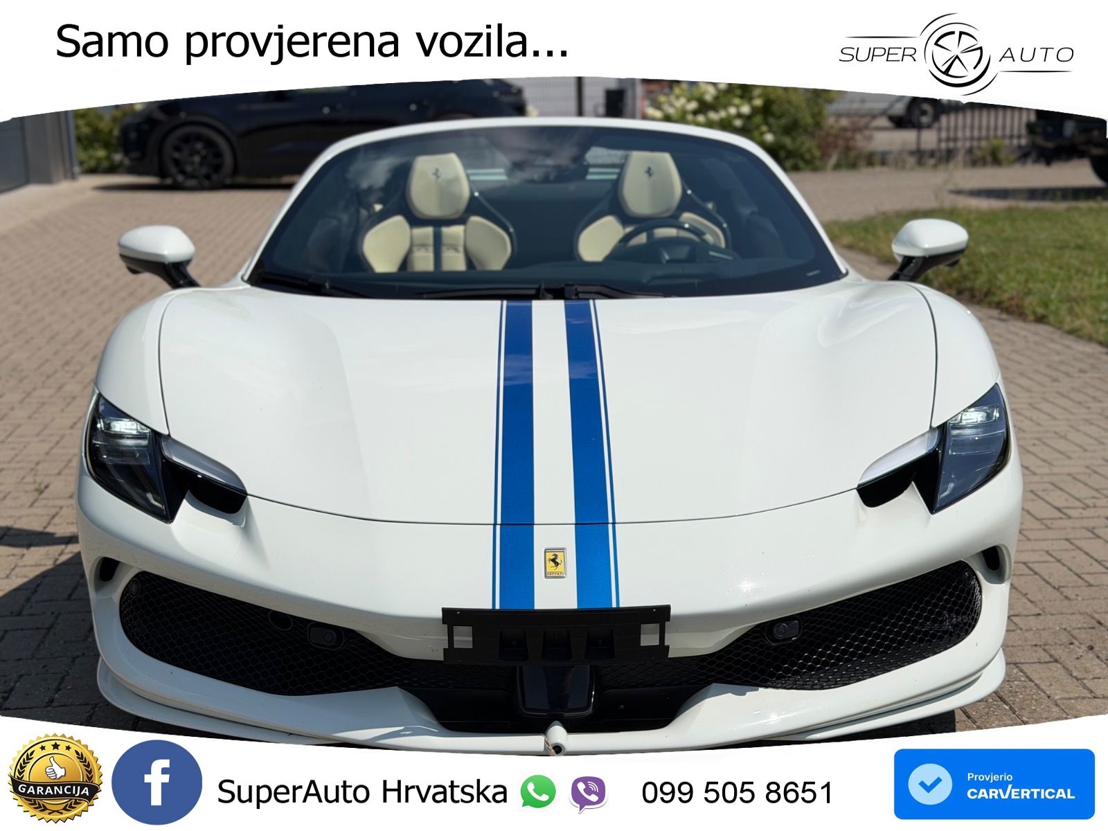 Ferrari 296 GTS 3.0 V6 (830 KS) F1 DCT LED+GR SJED+ACC