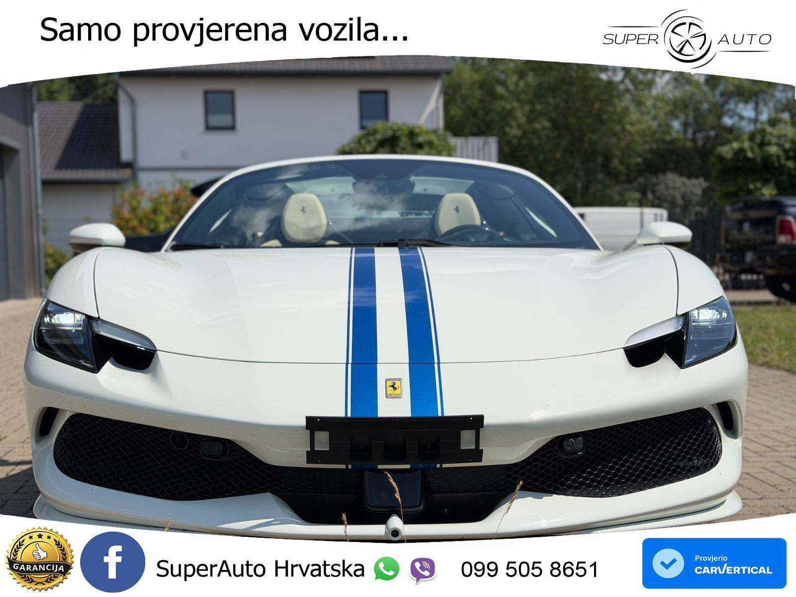Ferrari 296 GTS 3.0 V6 (830 KS) F1 DCT LED+GR SJED+ACC