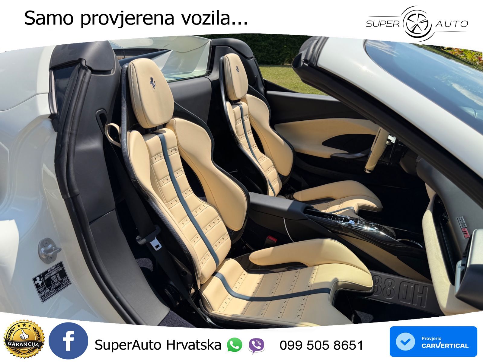 Ferrari 296 GTS 3.0 V6 (830 KS) F1 DCT LED+GR SJED+ACC