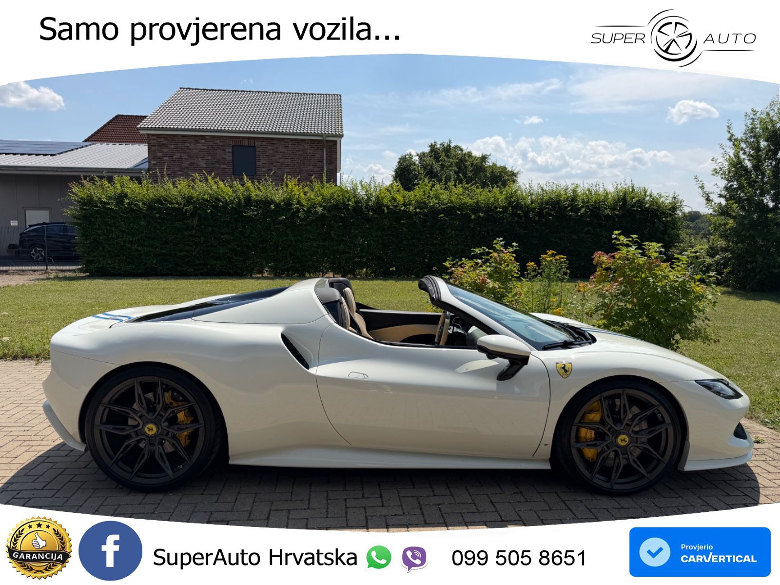 Ferrari 296 GTS 3.0 V6 (830 KS) F1 DCT LED+GR SJED+ACC