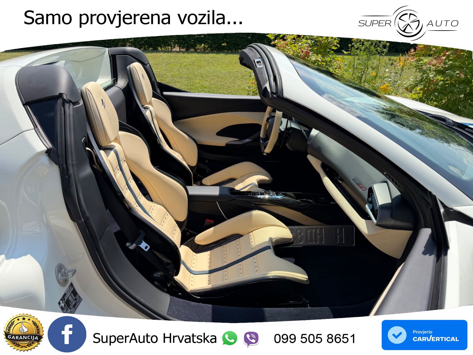 Ferrari 296 GTS 3.0 V6 (830 KS) F1 DCT LED+GR SJED+ACC