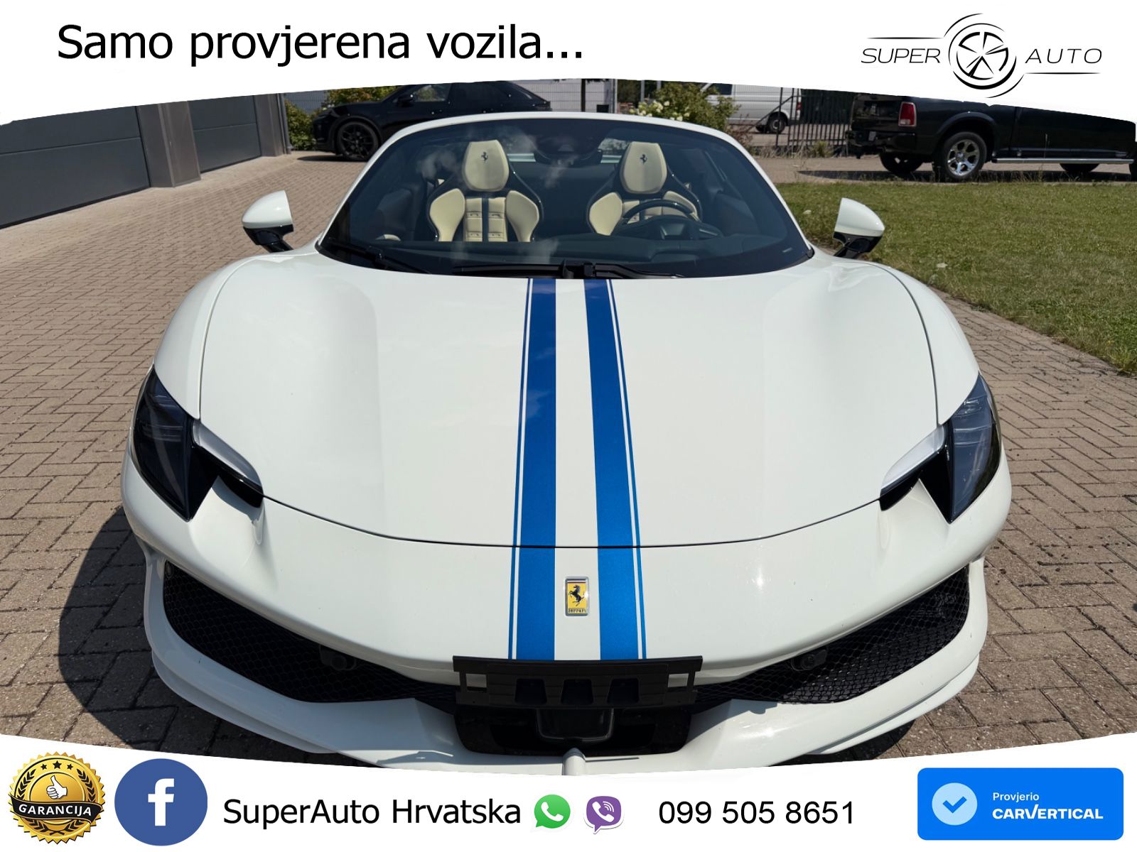 Ferrari 296 GTS 3.0 V6 (830 KS) F1 DCT LED+GR SJED+ACC