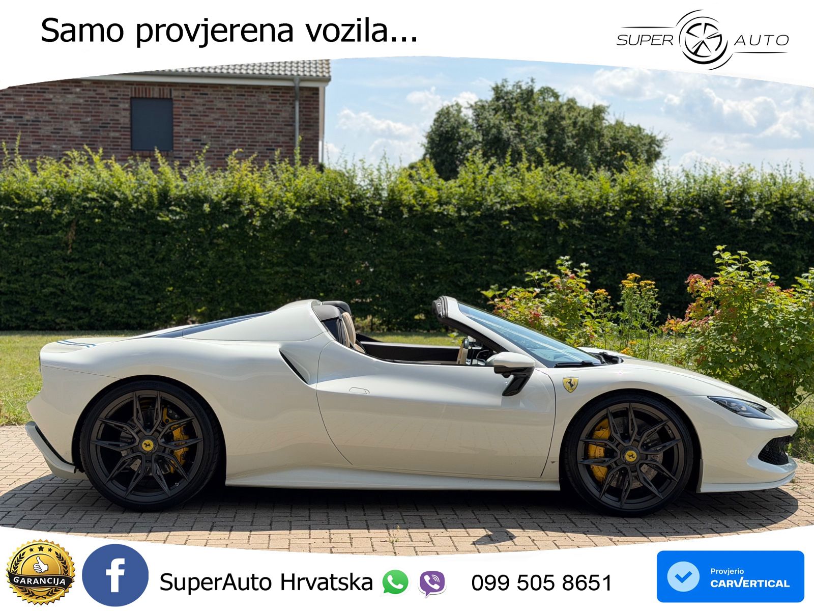 Ferrari 296 GTS 3.0 V6 (830 KS) F1 DCT LED+GR SJED+ACC