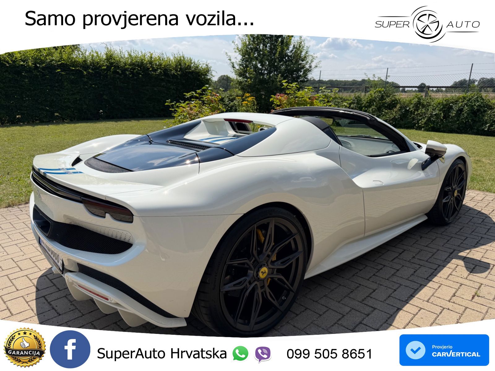 Ferrari 296 GTS 3.0 V6 (830 KS) F1 DCT LED+GR SJED+ACC