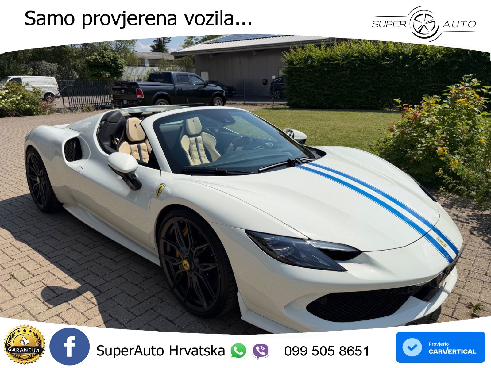 Ferrari 296 GTS 3.0 V6 (830 KS) F1 DCT LED+GR SJED+ACC