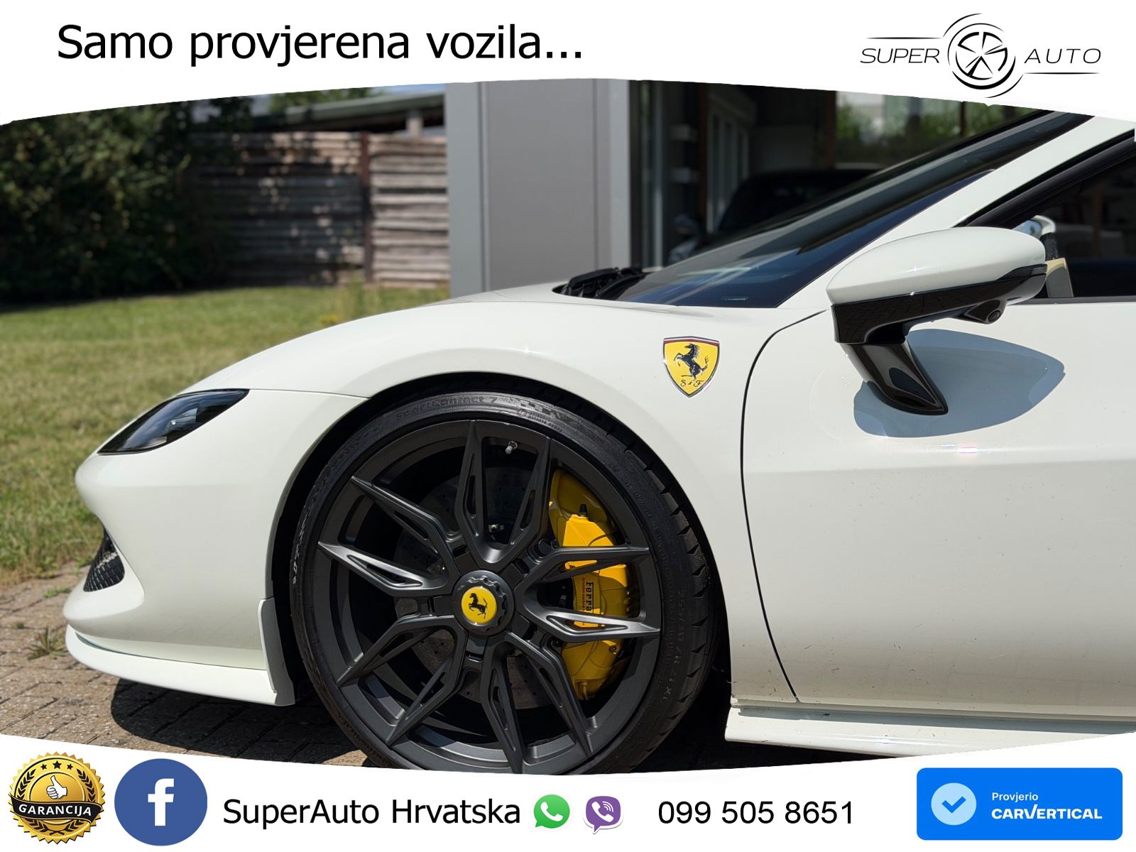 Ferrari 296 GTS 3.0 V6 (830 KS) F1 DCT LED+GR SJED+ACC