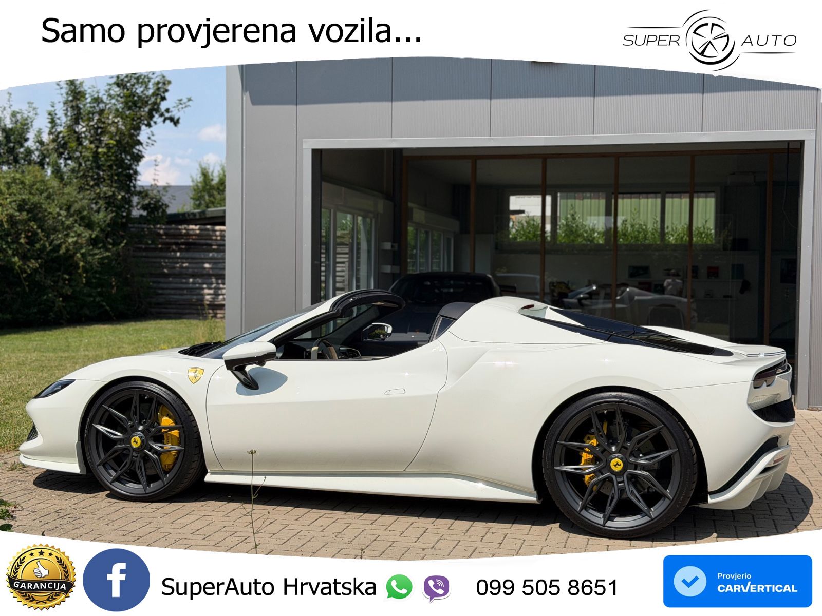 Ferrari 296 GTS 3.0 V6 (830 KS) F1 DCT LED+GR SJED+ACC