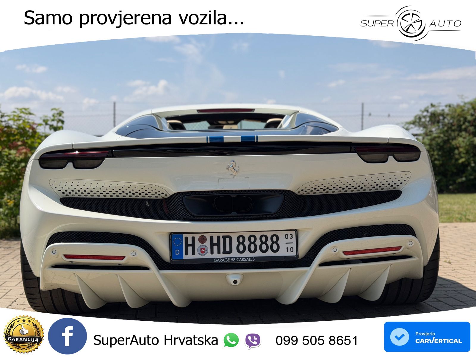 Ferrari 296 GTS 3.0 V6 (830 KS) F1 DCT LED+GR SJED+ACC