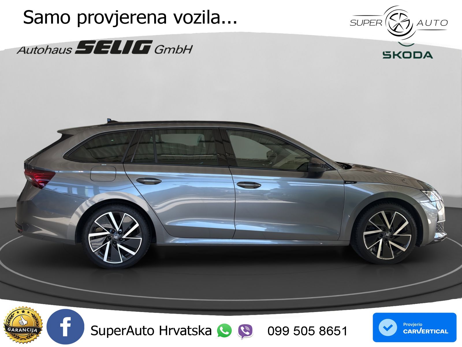 Škoda Octavia Combi 1.5 TSI (150 KS) DSG SportLine LED+GR SJED+ACC