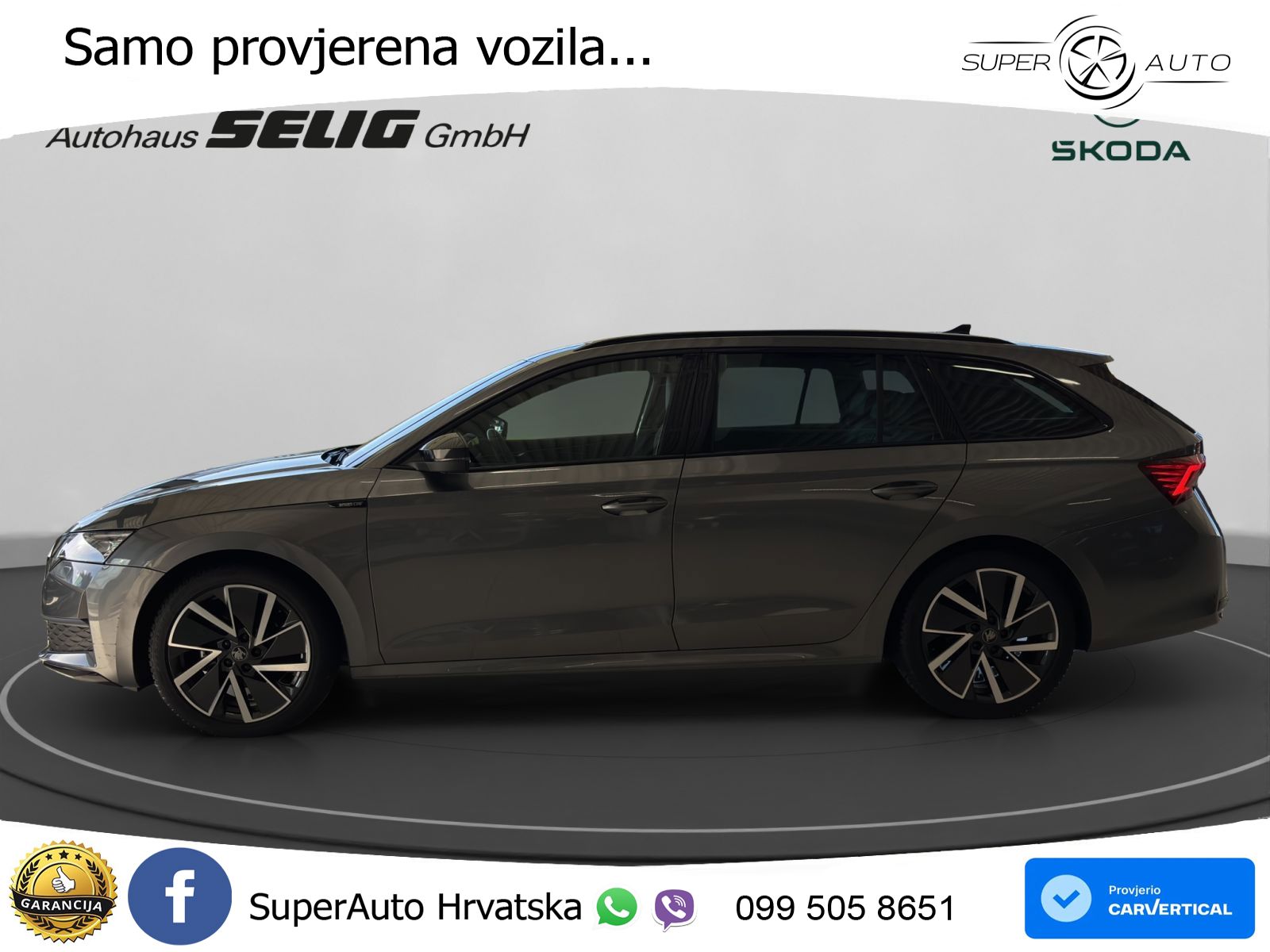 Škoda Octavia Combi 1.5 TSI (150 KS) DSG SportLine LED+GR SJED+ACC