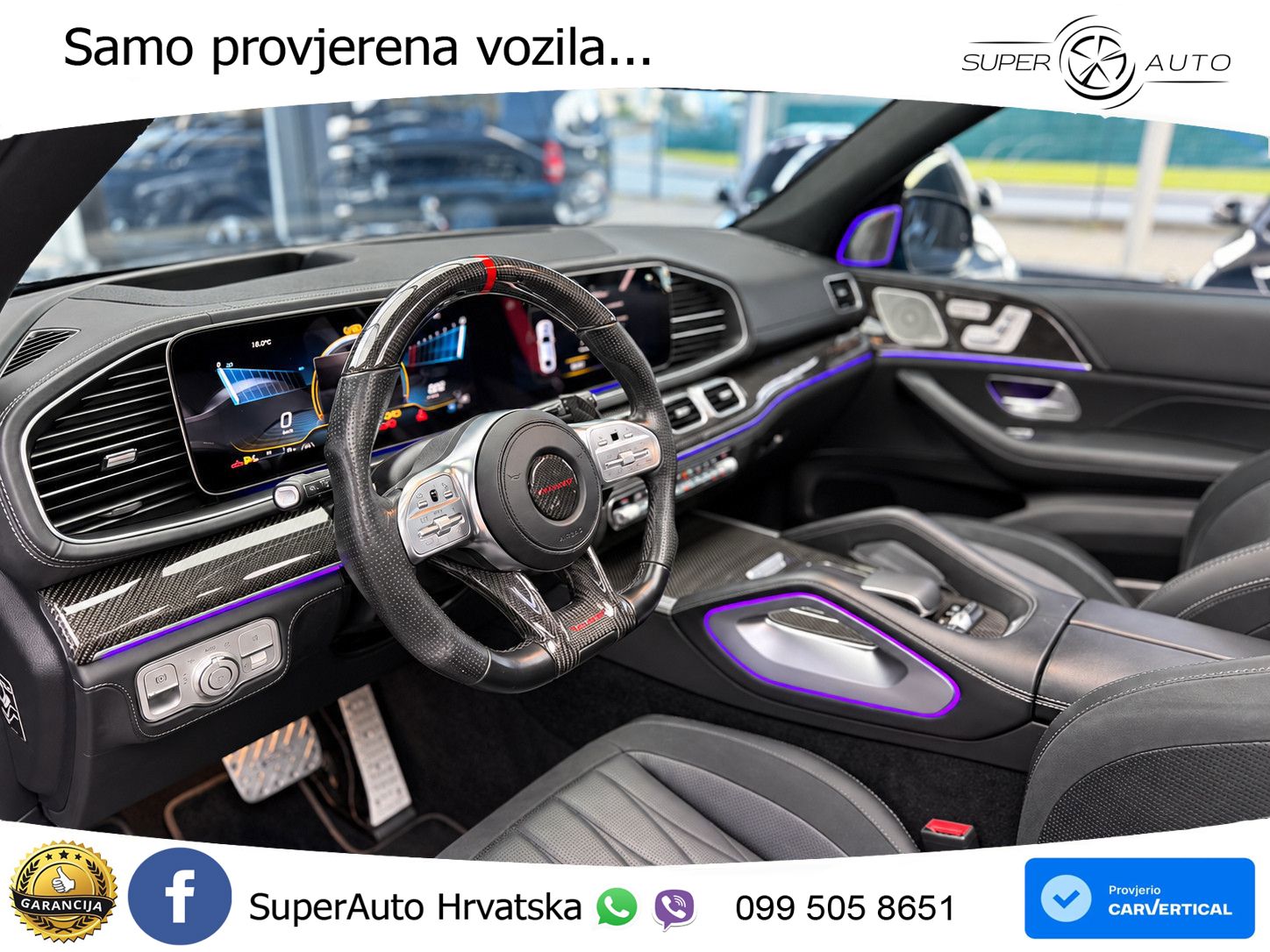 Mercedes-Benz GLS AMG GLS 63 V8 EQ Boost 4MATIC+ TCT ACC+HEAD+4xGR SJED+360+PANO