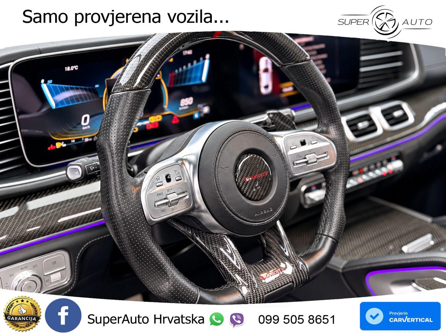 Mercedes-Benz GLS AMG GLS 63 V8 EQ Boost 4MATIC+ TCT ACC+HEAD+4xGR SJED+360+PANO