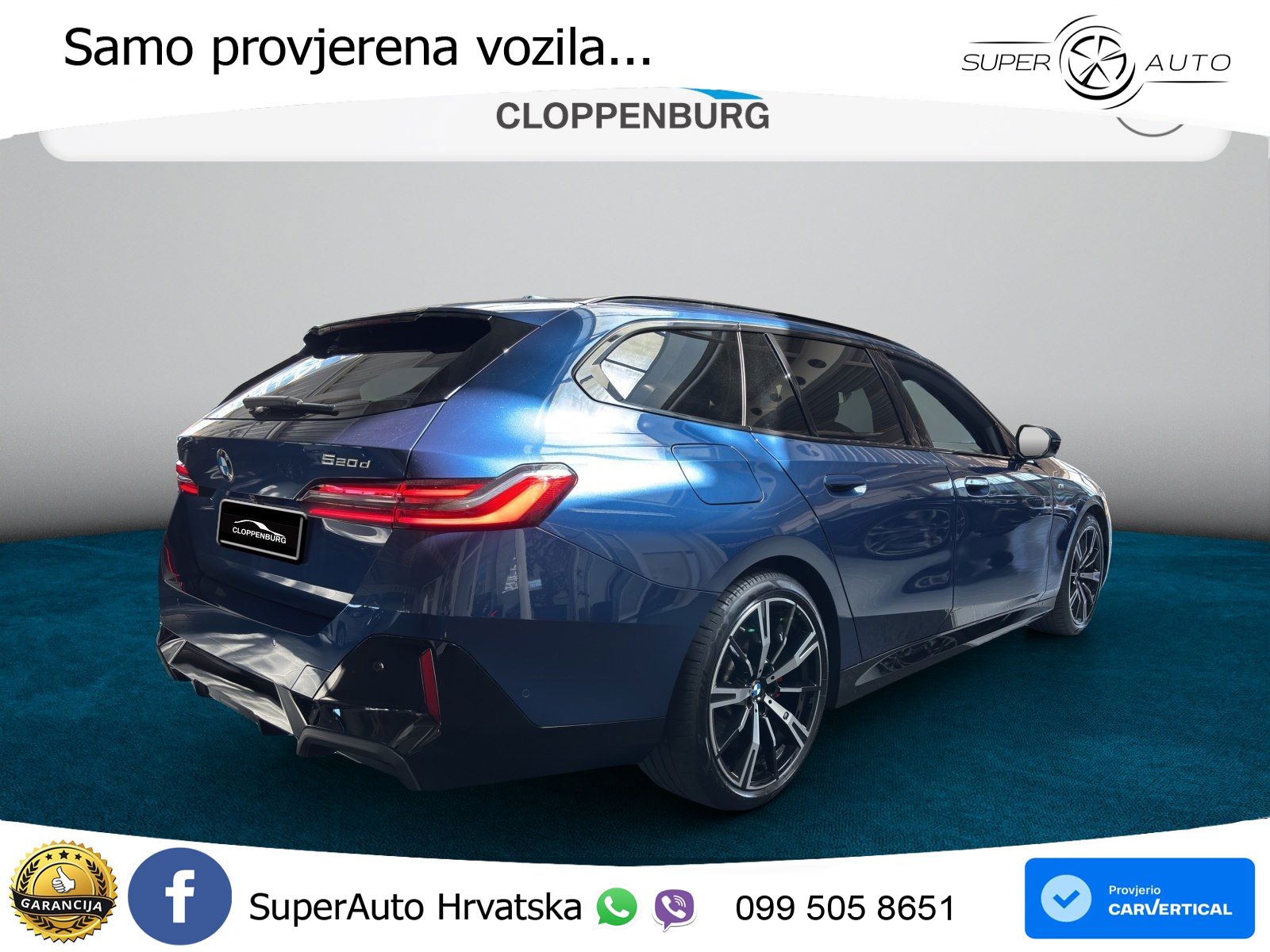 BMW 520d Touring (197 KS) Steptronic M Sport LED+GR SJED+ACC