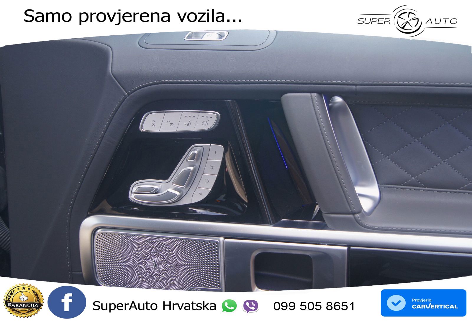 Mercedes G 450d Long (367 KS) 4MATIC 9G-TRONIC AMG ZRAČNI+ACC+4xGR SJED+360